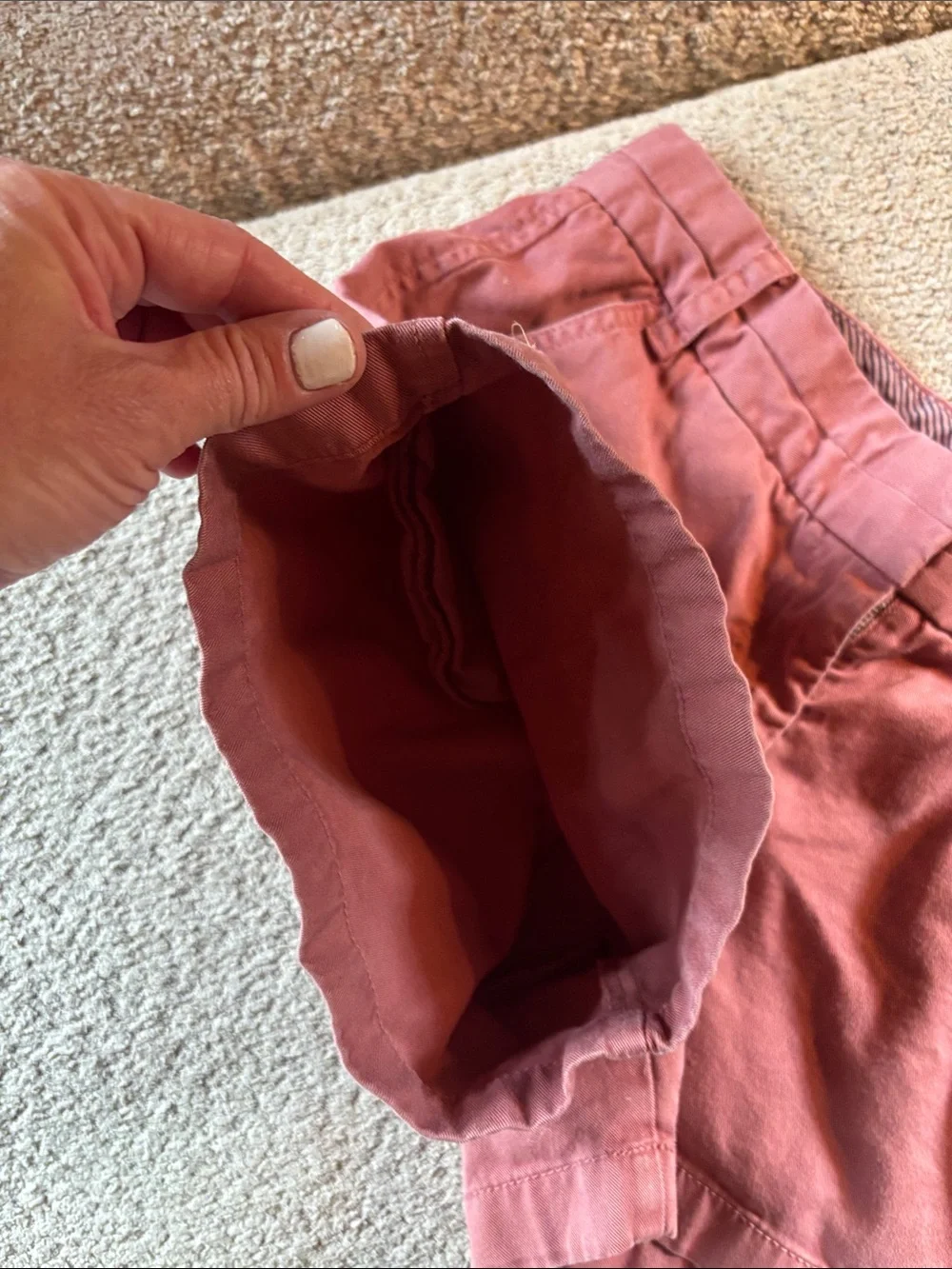 J. Crew Dusty Rose Cotton Chino Shorts